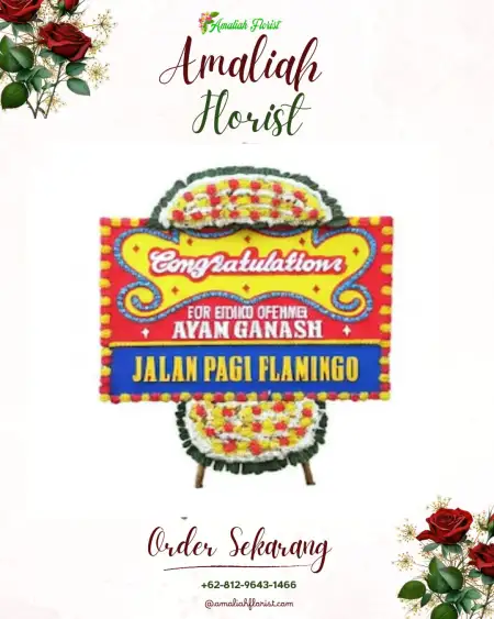Sewa Papan Bunga Kerembong