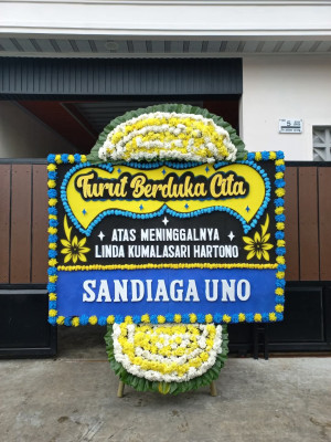 Papan Bunga Duka di Kerembong
